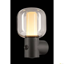 OVALISK WL Sensor, zewnętrzna oprawa ścienna LED, kolor antracytowy, przełącznik CCT, 3000/4000 K (1004679) - SLV