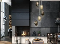 Ovila lampa wisząca 5L (752268) - Schuller