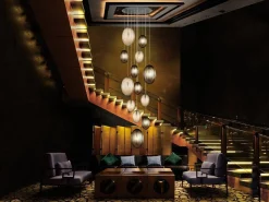 Ovila lampa wisząca 13L (752459) - Schuller