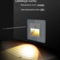 Oświetlenie schodowe z czujką ruchu (VL- LS-PIR-61) - Livolo