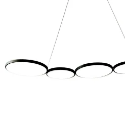 Ozdobna lampa wisząca nad stół OLYMPIA BLACK 50W LED (ML1175) - Milagro