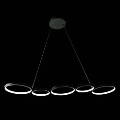 Ozdobna lampa wisząca nad stół OLYMPIA BLACK 50W LED (ML1175) - Milagro