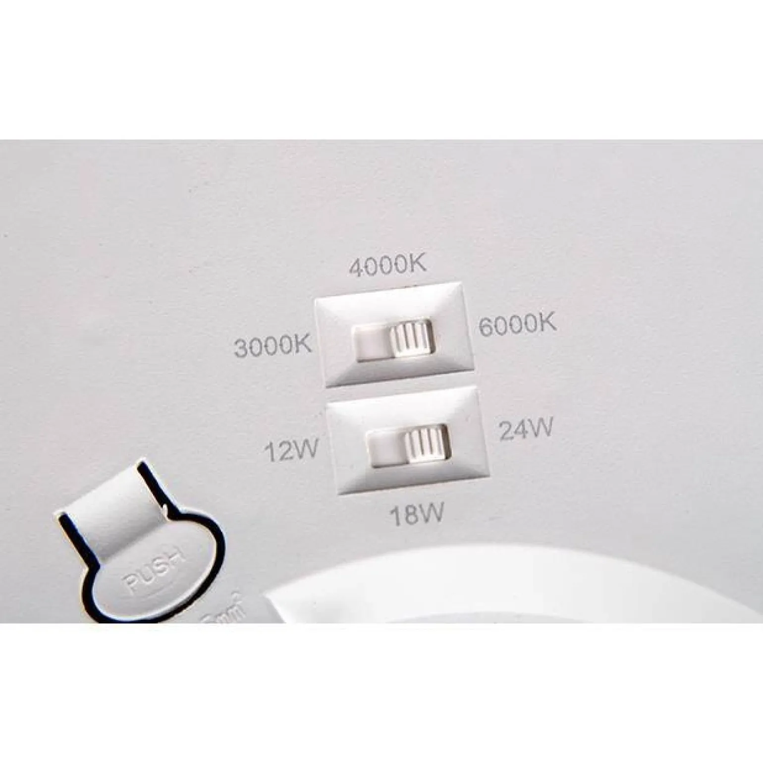 Panel LED 8-in-1 24W czarny 3/4/6000K (XD-LP241) - Xudo