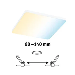 Panel podtynkowy Veluna VariFit Moon200x200mmTune 15,5W biały 230V (PL79958) - PAULMANN