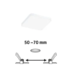 Panel podtynkowy Veluna VariFit Edge 90x90mm4000 6W biały 230V (PL79935) - PAULMANN