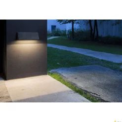 PEMA® WL, lampa ścienna natynkowa LED outdoor, kolor czarny, przełącznik CCT 3000/4000K (1003453) - SLV