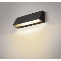 PEMA® WL, lampa ścienna natynkowa LED outdoor, kolor czarny, przełącznik CCT 3000/4000K (1003453) - SLV