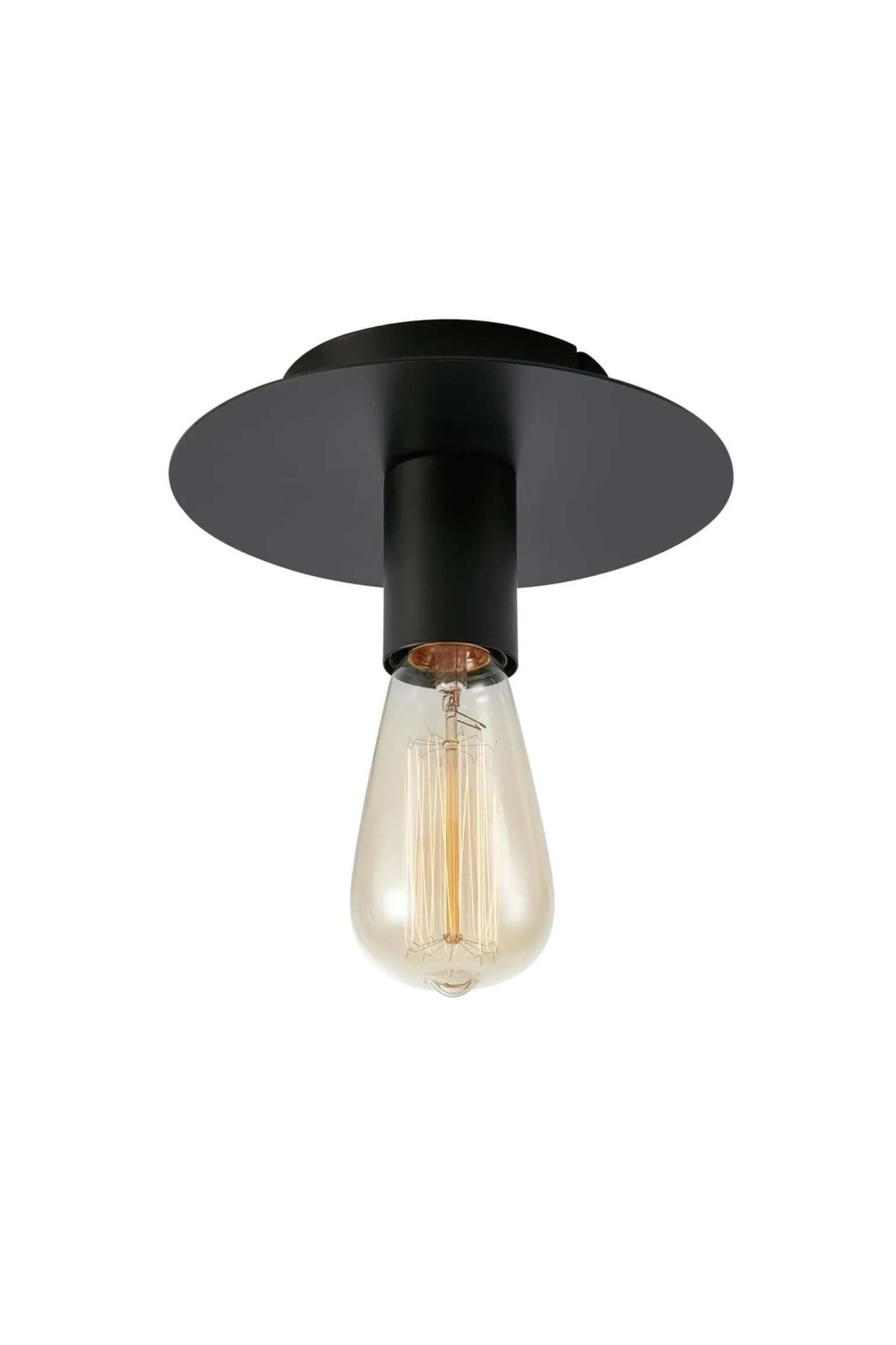 PIATTO Ceiling 1L Matt Black (108540) Markslojd