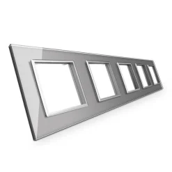 Pięciokrotna srebrna ramka szklana (GPF-5-64) LIVOLO