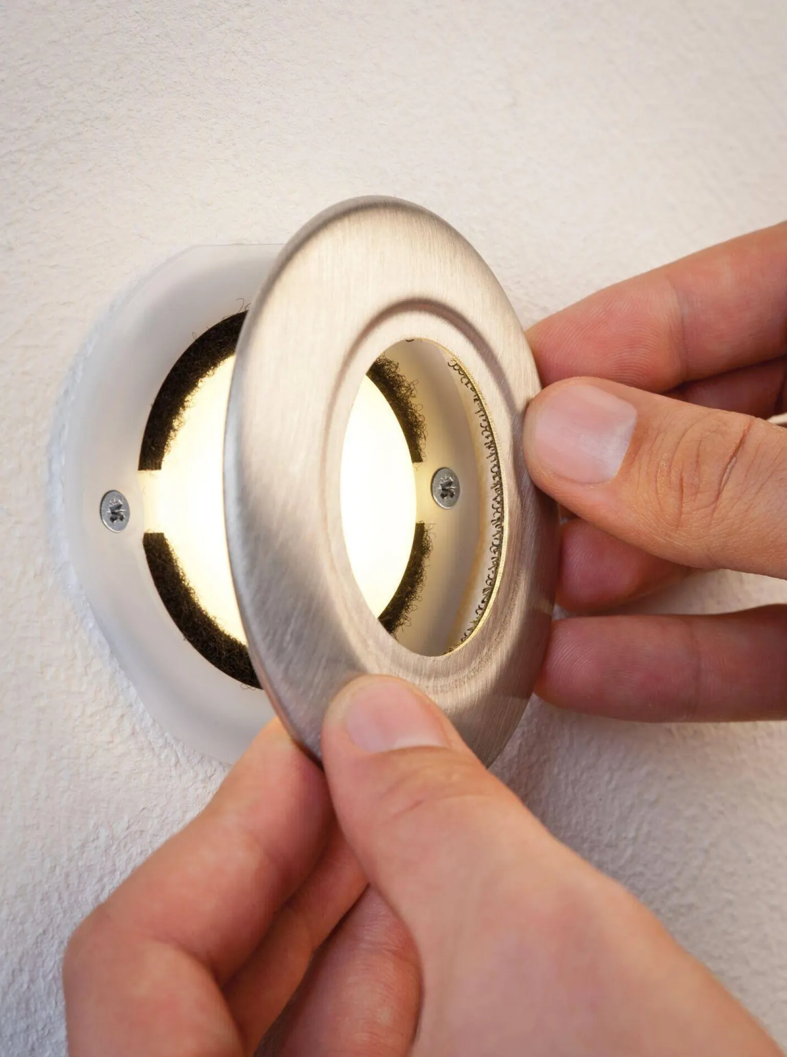 Pierscień zewnętrzny do opraw SPECIAL LINE LED okrągła stal nierdzewna (PL93742) - PAULMANN