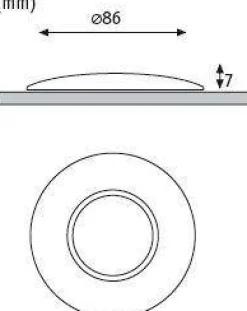 Pierscień zewnętrzny do opraw SPECIAL LINE LED okrągła stal nierdzewna (PL93742) - PAULMANN
