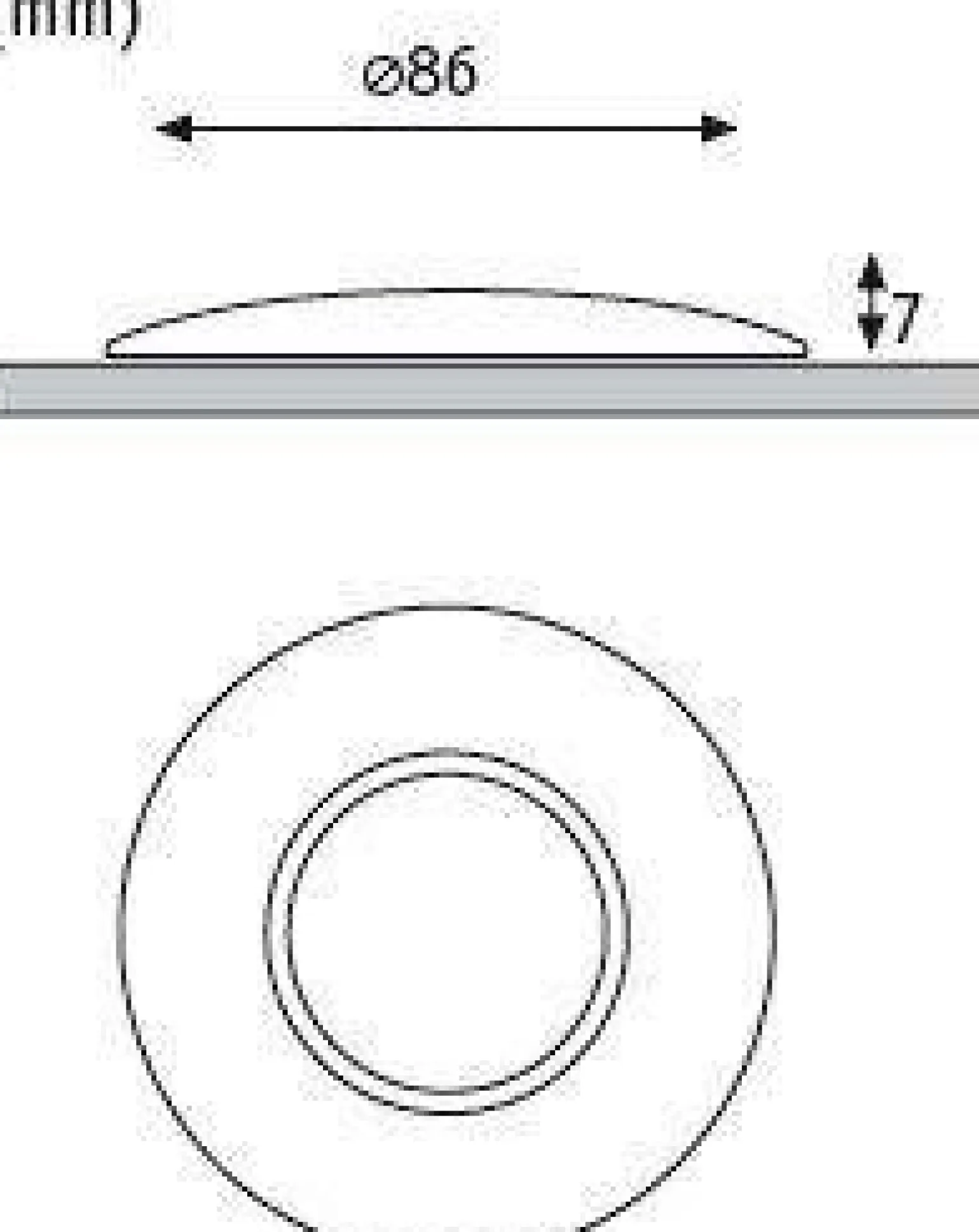 Pierscień zewnętrzny do opraw SPECIAL LINE LED okrągła stal nierdzewna (PL93742) - PAULMANN