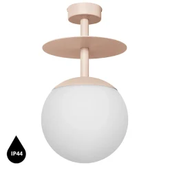PLAAT B beżowa lampa przysufitowa / plafon z podwyższoną szczelnością IP44 (PLB1100S3) - Ummo
