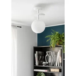 PLAAT B biała lampa przysufitowa / plafon z podwyższoną szczelnością IP44 (PLB110S3) - Ummo