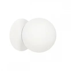 PLAAT C biała lampa ścienna / kinkiet z podwyższoną szczelnością IP44 (PLC110S0) - Ummo