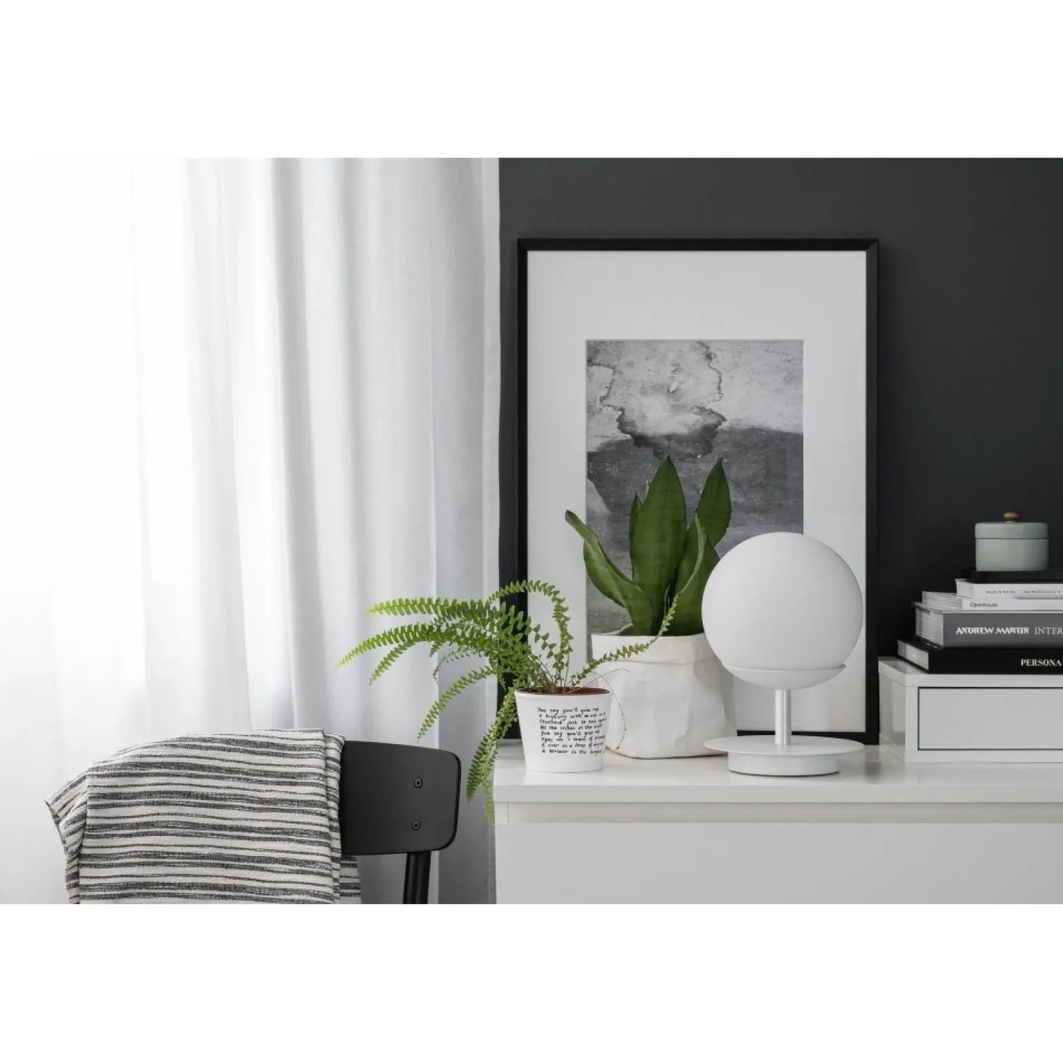 PLAAT ST granatowa lampa stołowa (PLS11313P1) - Ummo