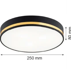 Plafon 2 pł. mały AMORE (7040) - Argon