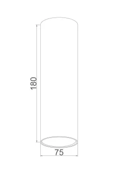 Plafon 1 pł. TYBER PLUS (4761) - Argon