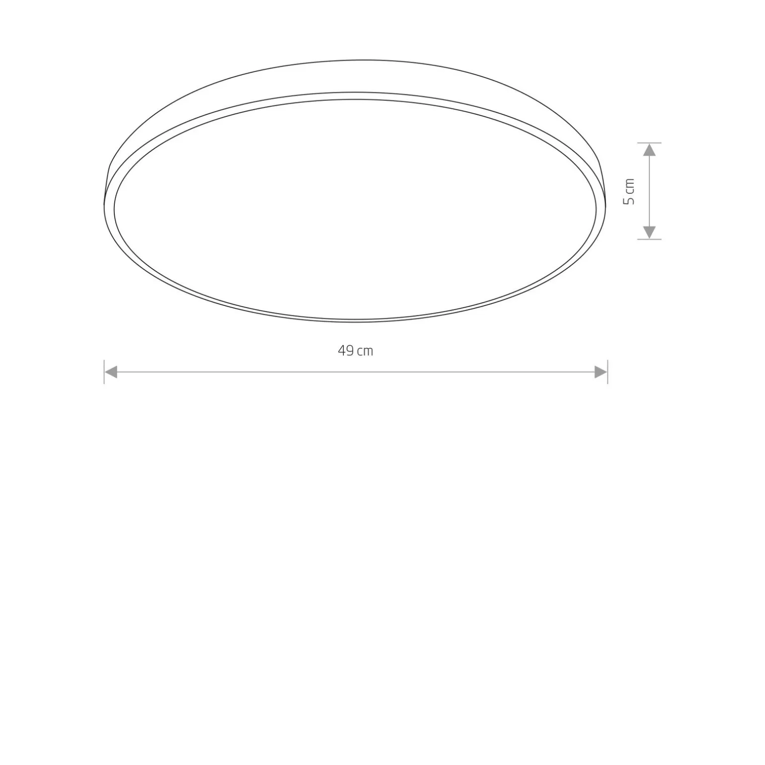 Plafon AGNES ROUND LED PRO biały 4000K IP44 (10980) - Nowodvorski