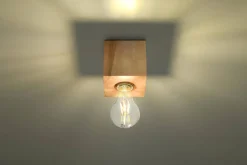 Plafon ARIZ naturalne drewno (SL.0675) - Sollux