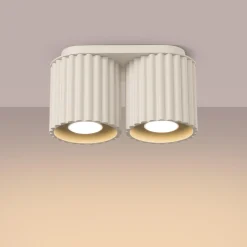 Plafon AURA 2 beżowy GU10 (SL.1790) - Sollux Lighting