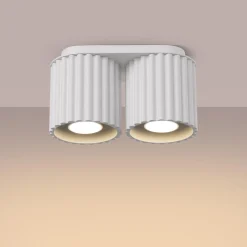 Plafon AURA 2 biały GU10 (SL.1780) - Sollux Lighting