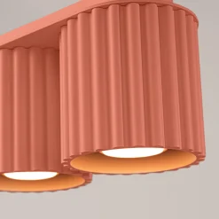 Plafon AURA 2 brzoskwiniowy GU10 (SL.1825) - Sollux Lighting