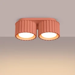 Plafon AURA 2 brzoskwiniowy Gx53 (SL.1828) - Sollux Lighting