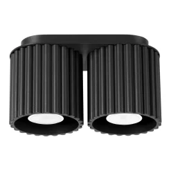 Plafon AURA 2 czarny GU10 (SL.1785) - Sollux Lighting