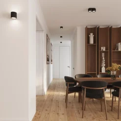 Plafon AURA 2 czarny Gx53 (SL.1788) - Sollux Lighting