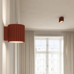 Plafon AURA 1 ochra czerwona GU10 (SL.1799) - Sollux Lighting