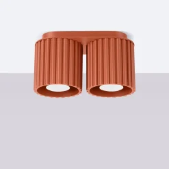 Plafon AURA 2 ochra czerwona GU10 (SL.1800) - Sollux Lighting