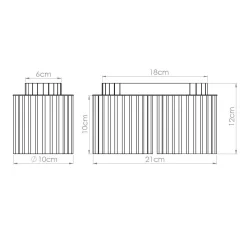 Plafon AURA 2 ochra czerwona GU10 (SL.1800) - Sollux Lighting