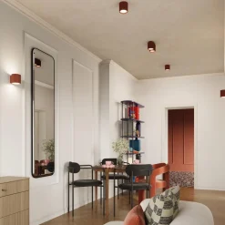 Plafon AURA 2 ochra czerwona GU10 (SL.1800) - Sollux Lighting