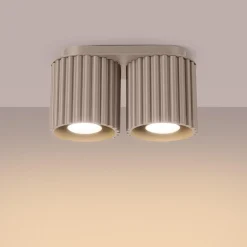 Plafon AURA 2 taupe GU10 (SL.1815) - Sollux Lighting
