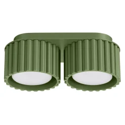 Plafon AURA 2 zielony oliwkowy Gx53 (SL.1798) - Sollux Lighting