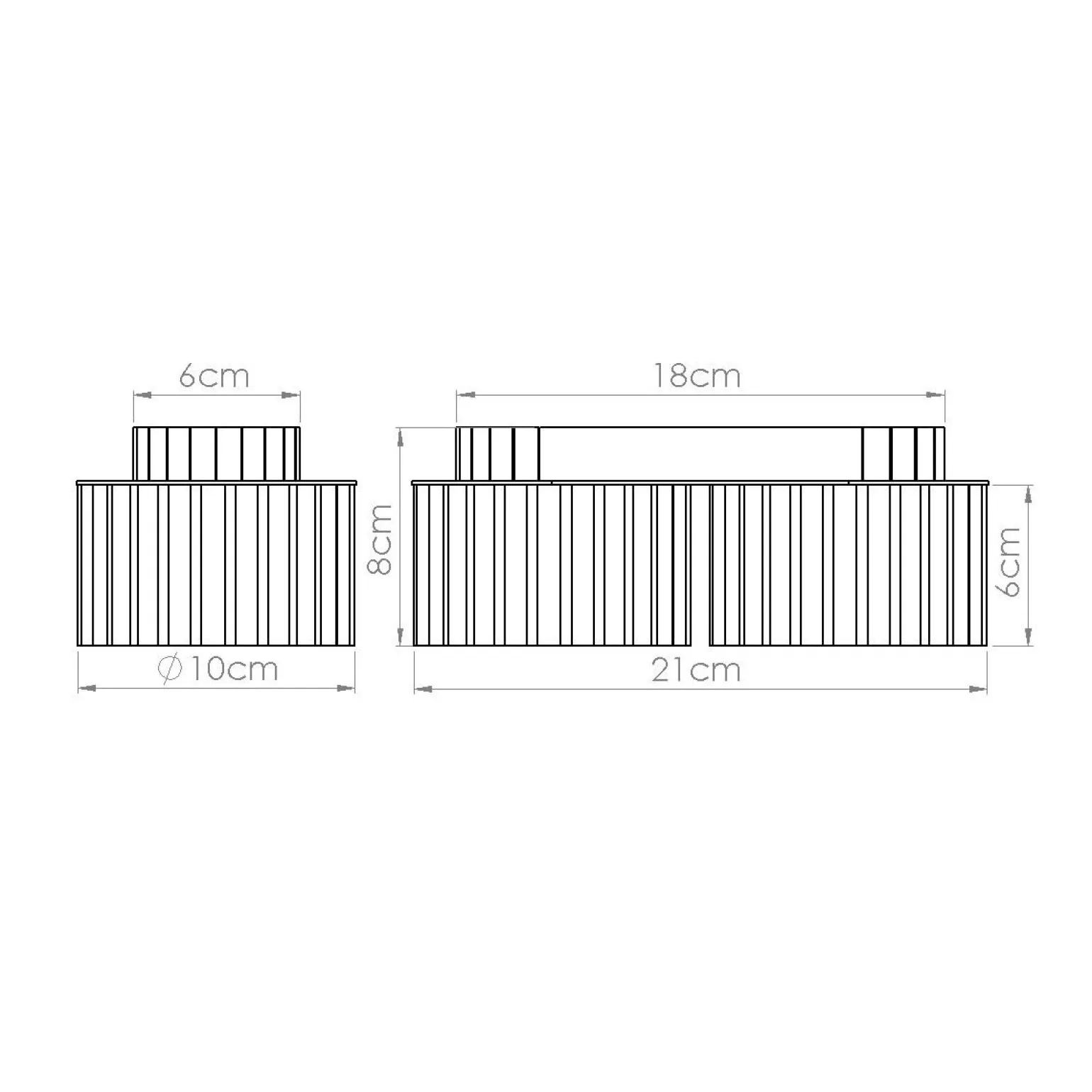 Plafon AURA 2 zielony oliwkowy Gx53 (SL.1798) - Sollux Lighting