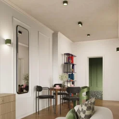 Plafon AURA 2 zielony oliwkowy Gx53 (SL.1798) - Sollux Lighting