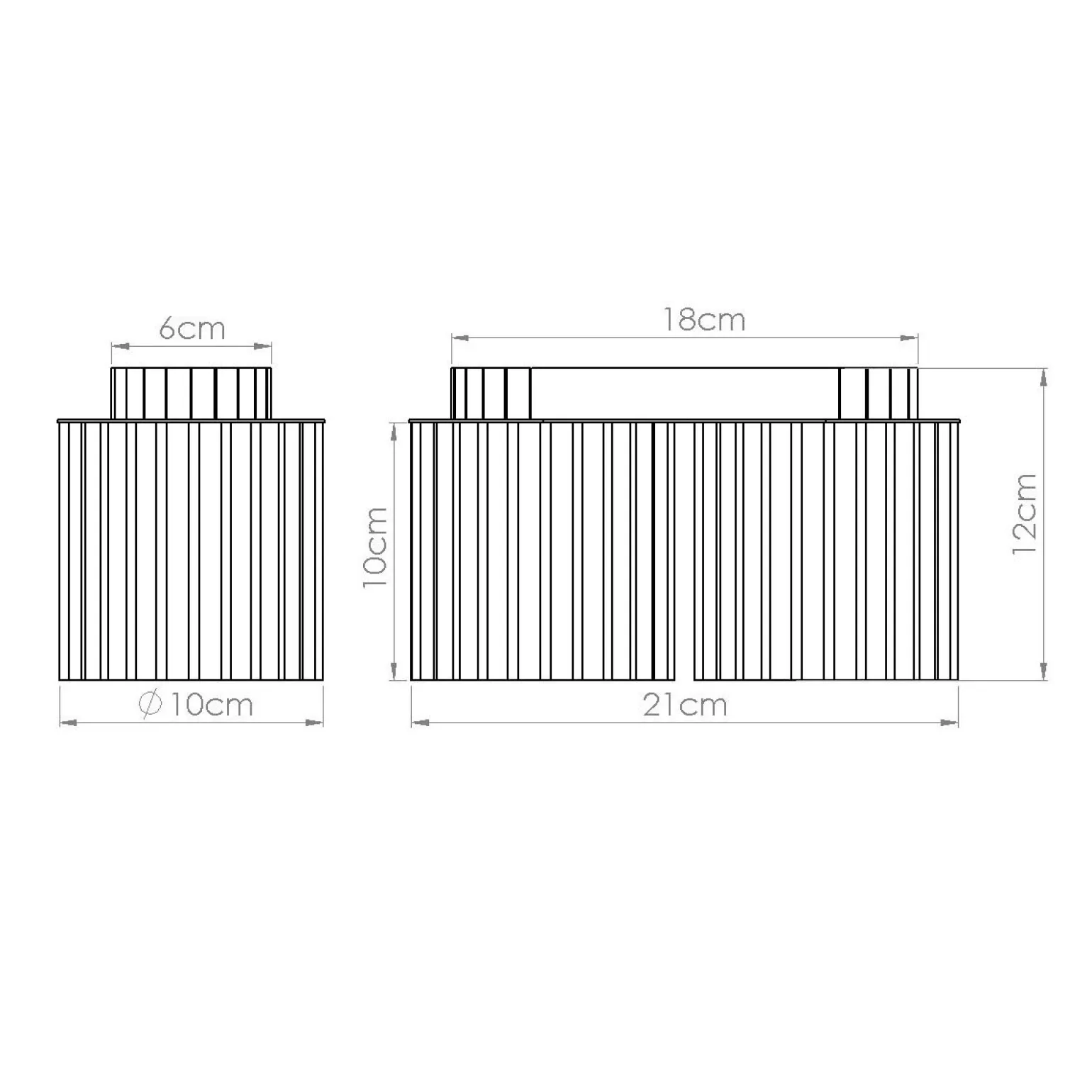 Plafon AURA 2 zielony oliwkowy GU10 (SL.1795) - Sollux Lighting