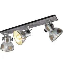 Plafon BARNSTAPLE 3xE27 brązowy/industrialny (49652 - Eglo)