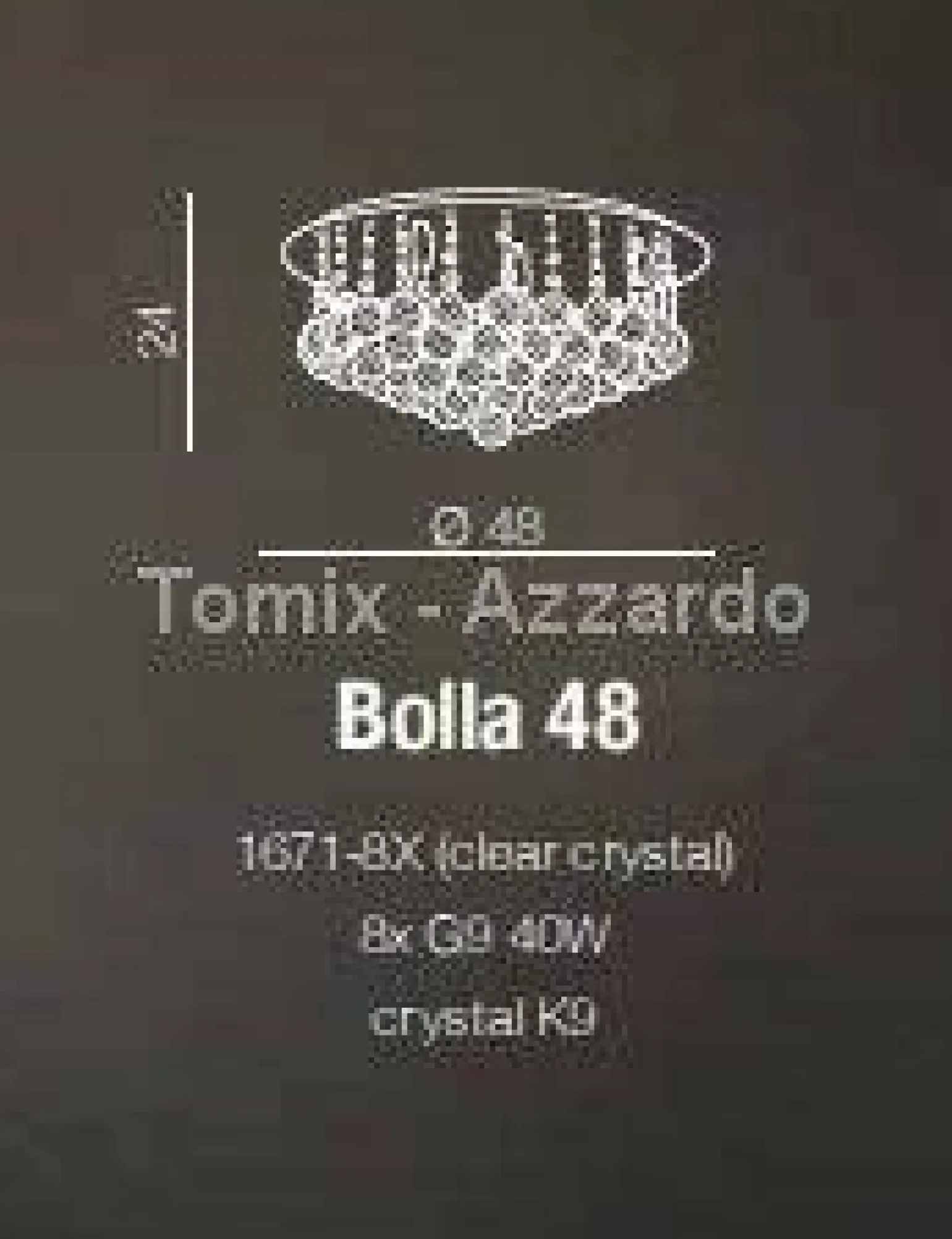 Plafon BOLLA 48 (167-18X) Azzardo