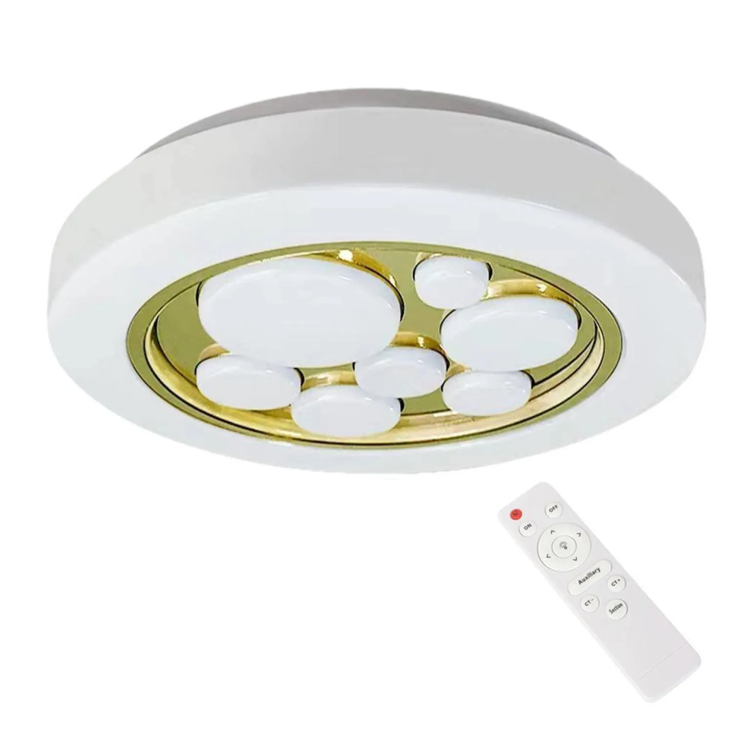 Plafon BUBBLES GOLD LED Ø39 cm (ML8128) - Milagro