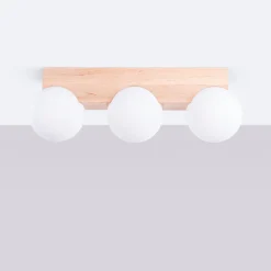 Plafon BULBO 3 naturalne drewno (SL.1684) - Sollux Lighting