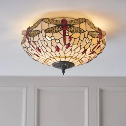 Plafon Dragonfly beige (70723) Tiffany