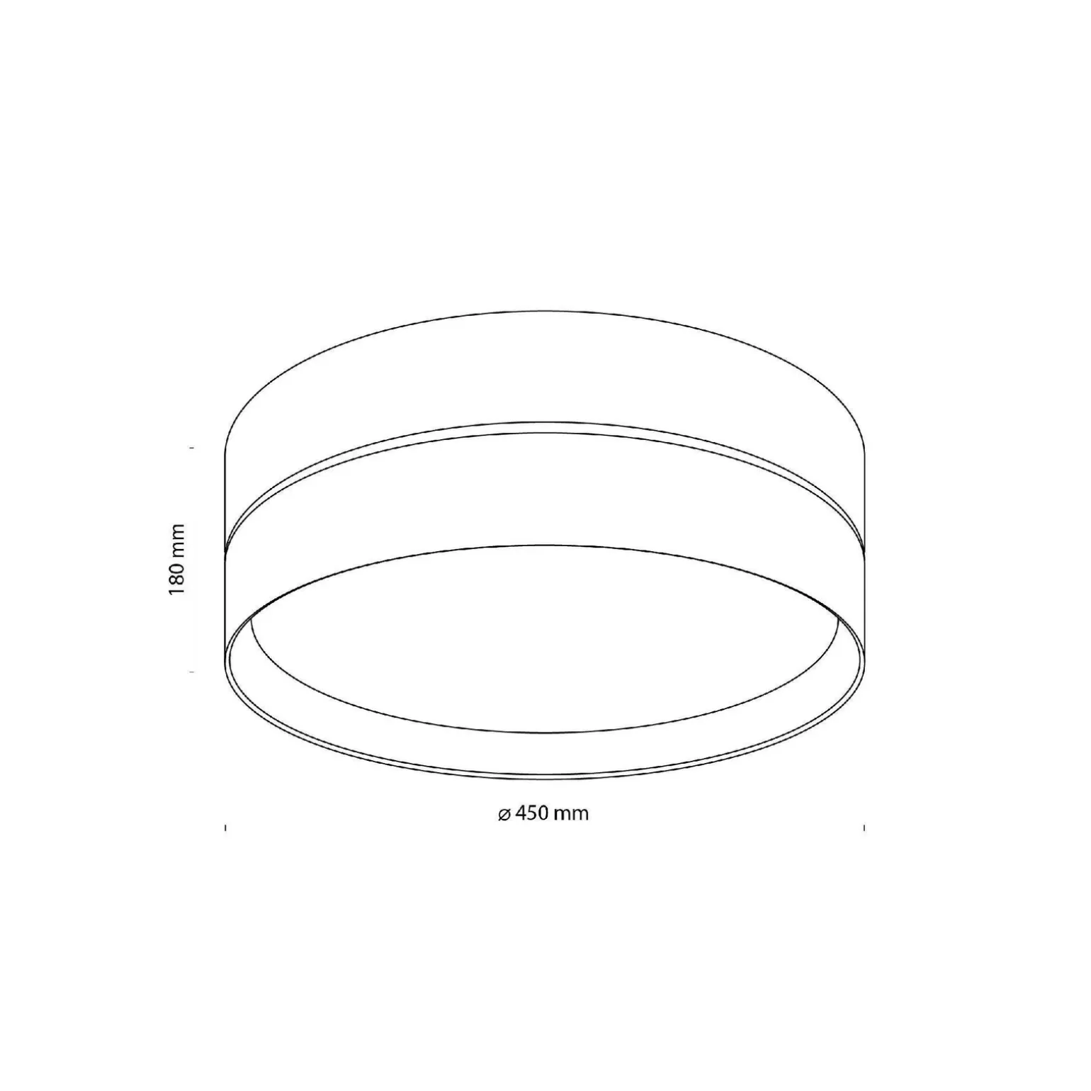 Plafon ECO Ø45 (5775) - TK Lighting