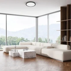 Plafon Evora Czarny Round 18W 3CCT (ML1790) - Milagro