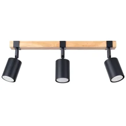 Plafon FAGER 3 czarny (SL.1345) - Sollux Lighting