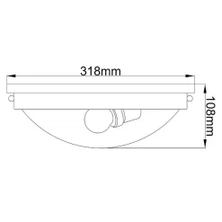 Plafon Gravity (FE-GRAVITY-F-PN) - Elstead Lighting