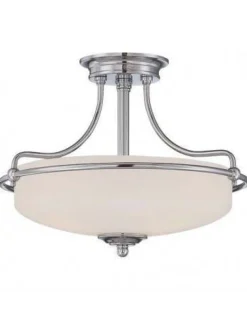 Plafon GRIFFIN kol. Antyczny nikiel (QZ/GRIFFIN/SFMAN) Elstead Lighting