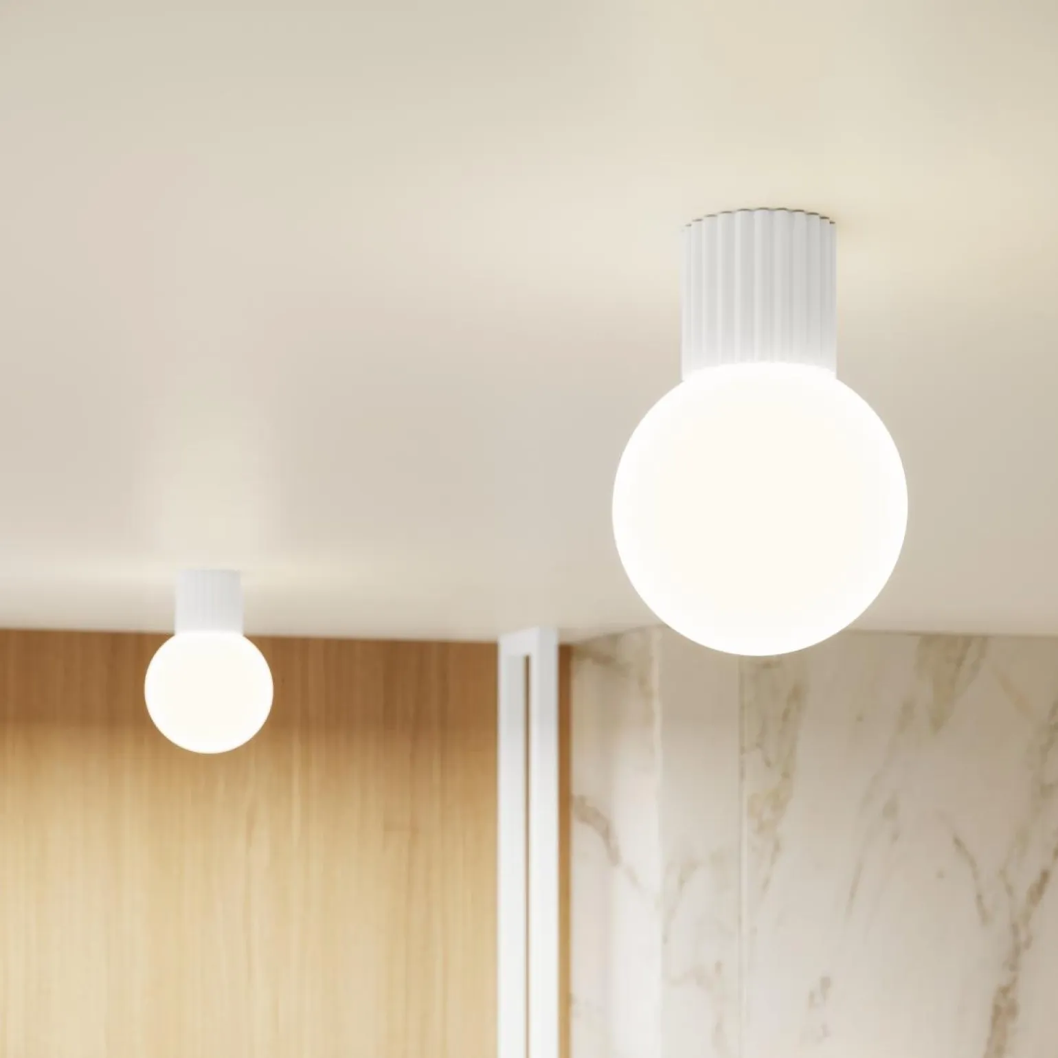 Plafon HALO biały IP44 (SL.1708) - Sollux Lighting